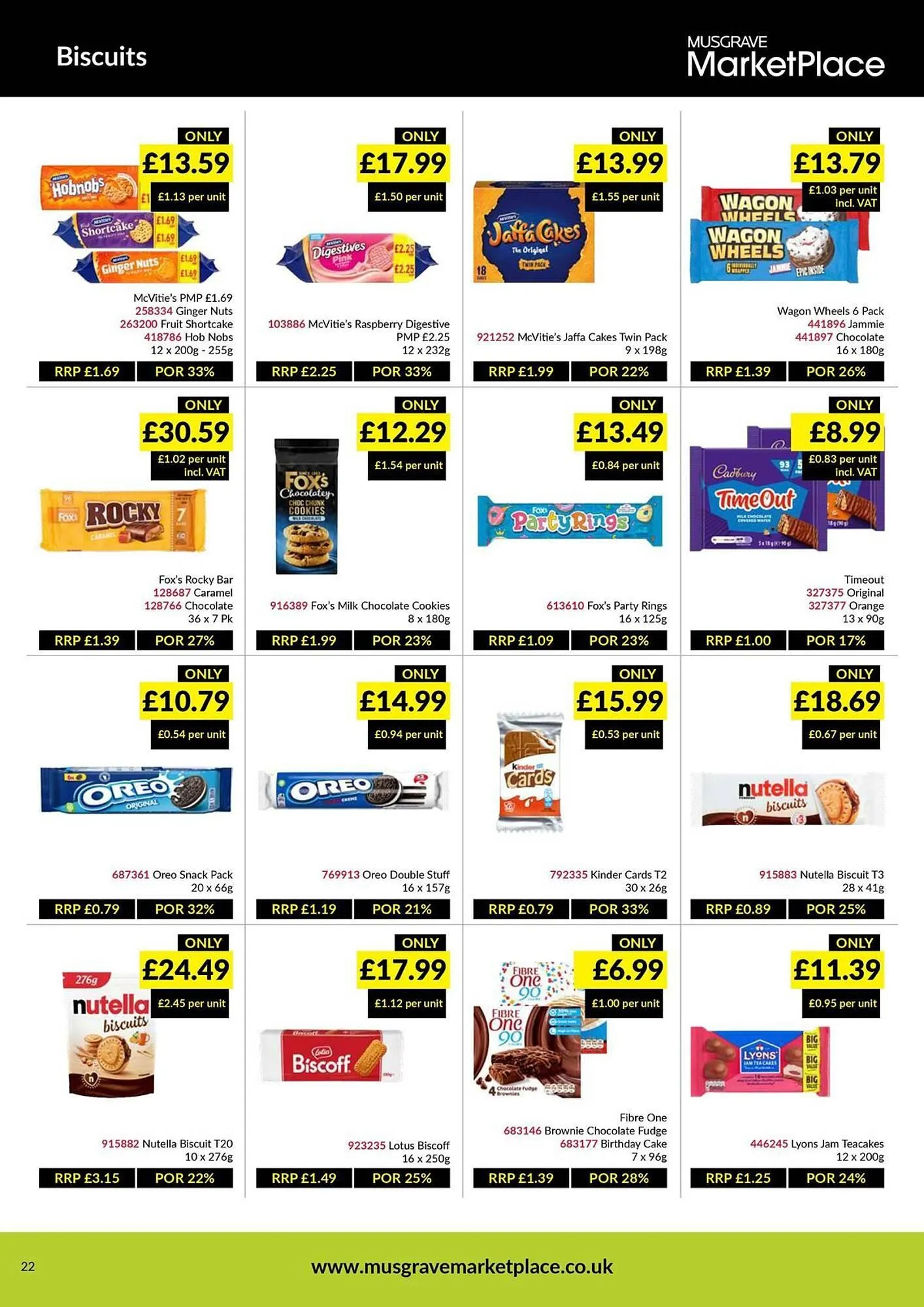 Musgrave MarketPlace leaflet from 9 March to 29 March 2026 - Catalogue Page 22