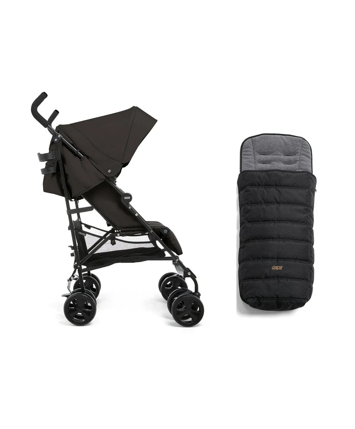 Cruise Buggy & Footmuff Bundle - Black