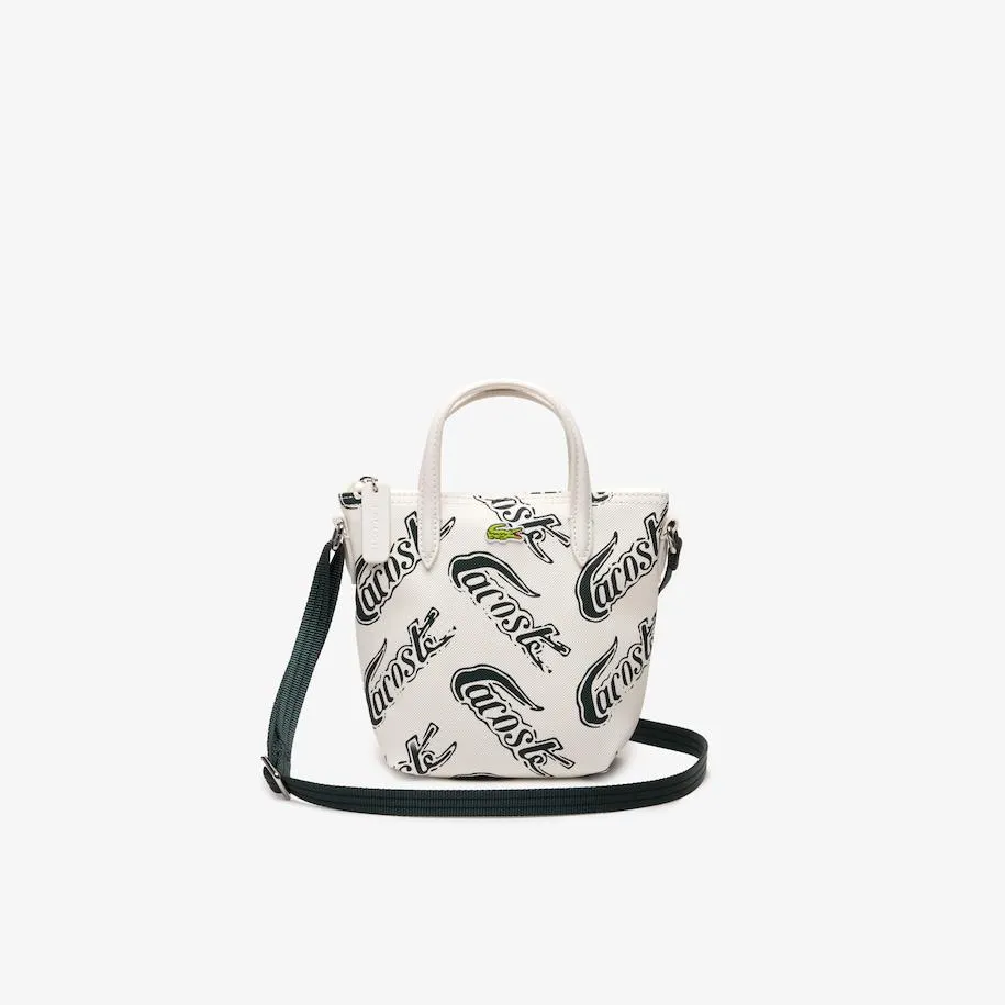 Women’s Lacoste L.12.12 Logo Print Tote - Small