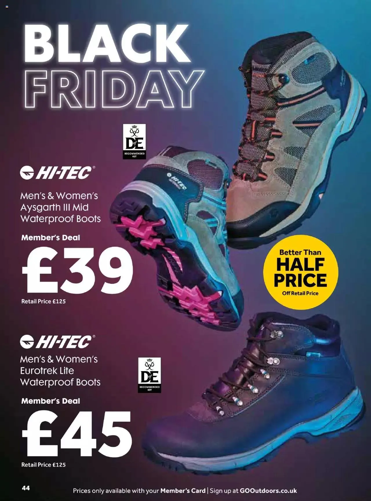 GO Outdoors Black Friday from 13 November to 20 November 2023 - Catalogue Page 44