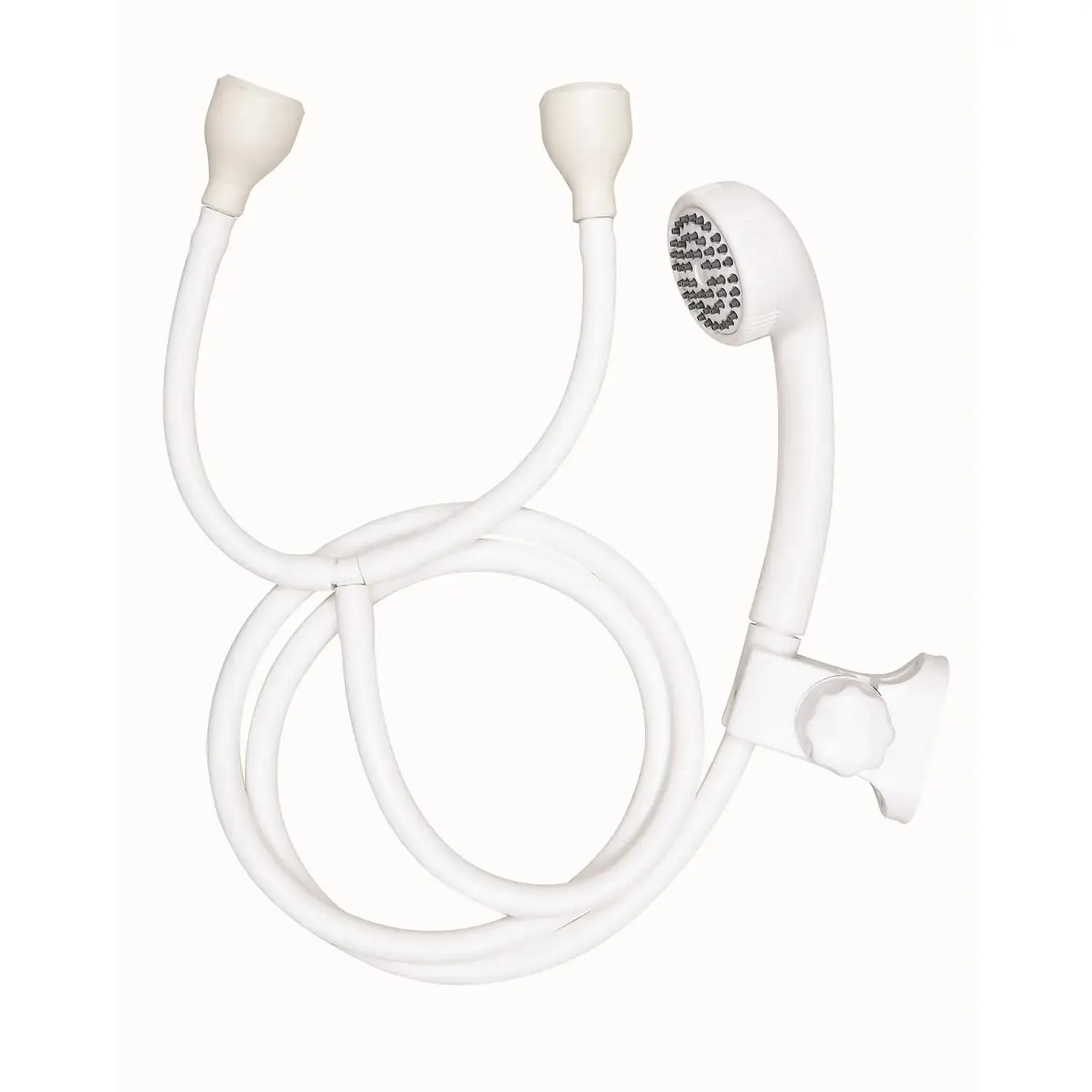 Aqualona Cancun Push-On Double Tap Connection Shampoo Spray - White