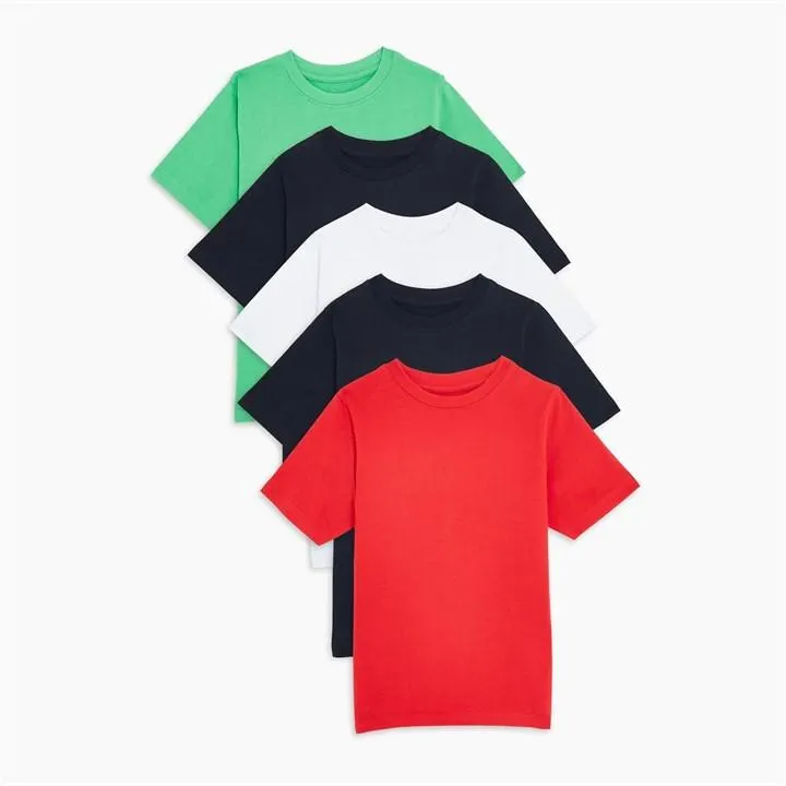 Older Boys 5 Pack T-Shirts