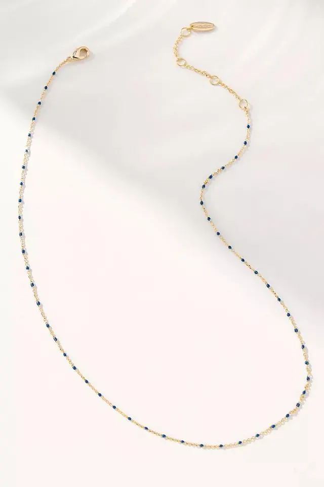 Delicate Jewelled Chain Necklace