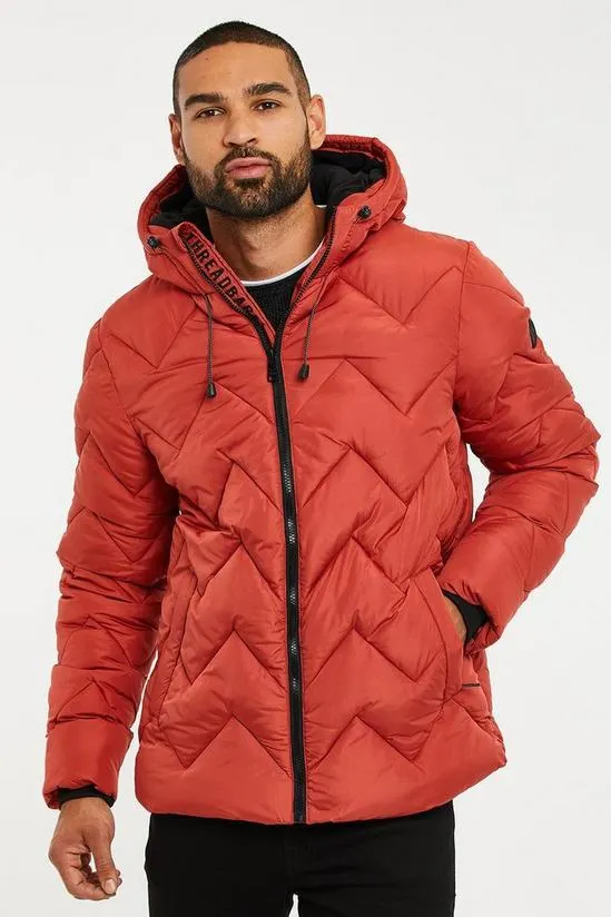 'Sandey' Zig-Zag Quilted Jacket
