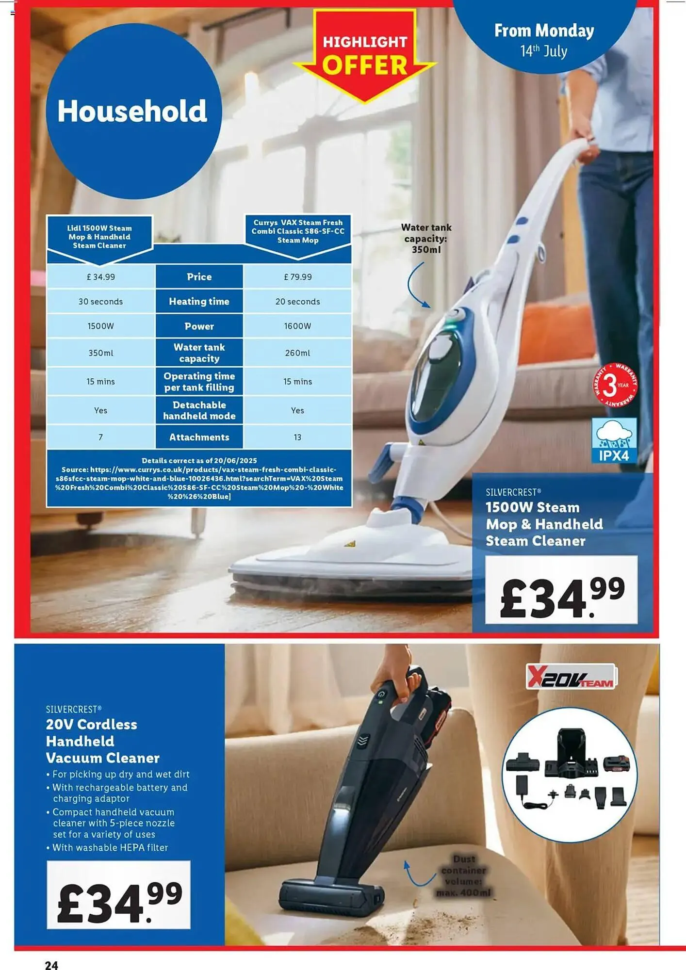 Lidl leaflet from 10 July to 17 July 2025 - Catalogue Page 24