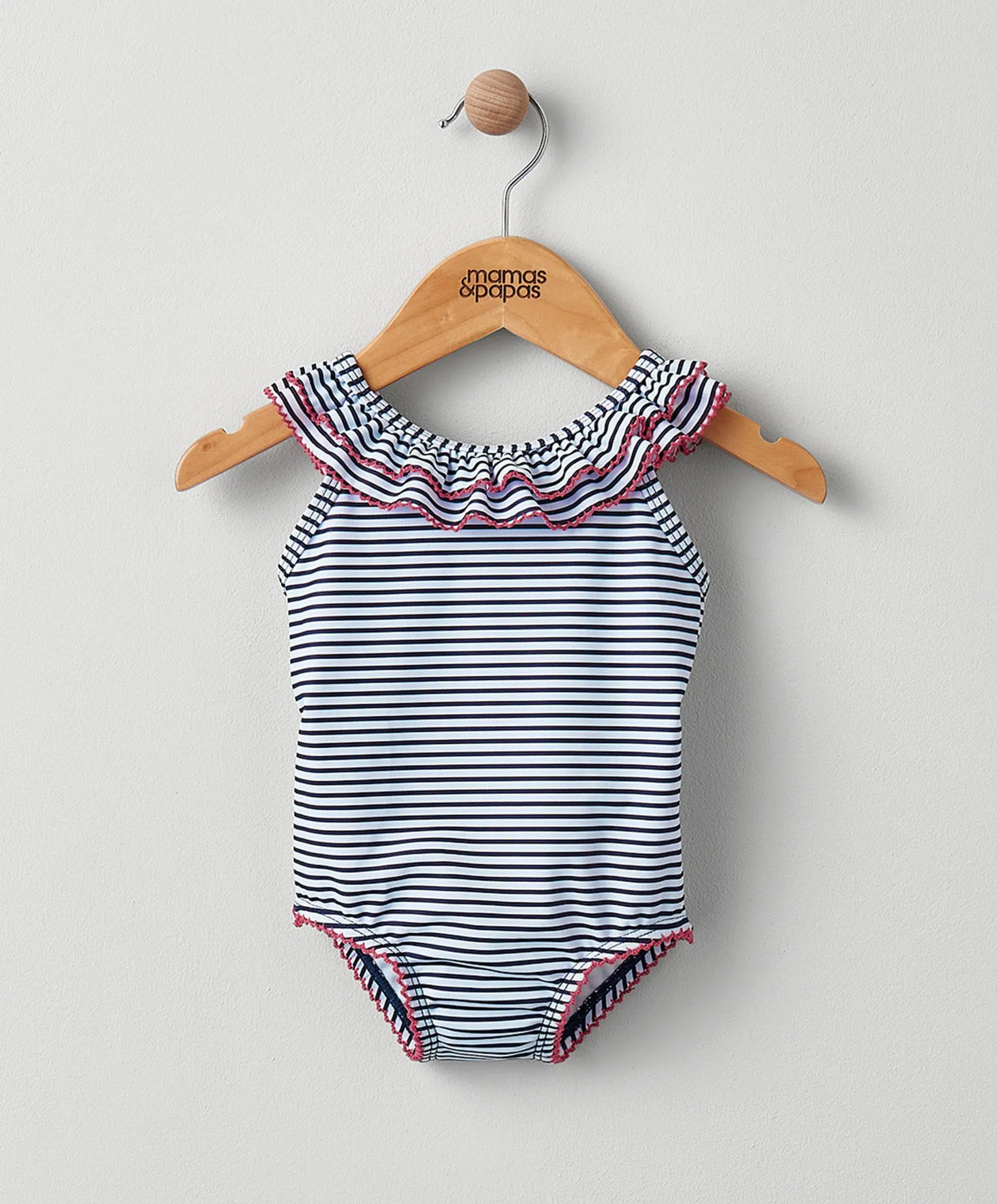 Stripe Frill Swimsuit