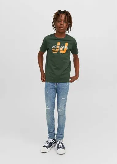 Jack & Jones Junior Green Huncho T-Shirt - Age 6 Years