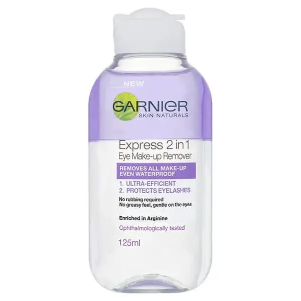 Garnier Skin Naturals 2-in-1 Eye Make-Up Remover (125ml)