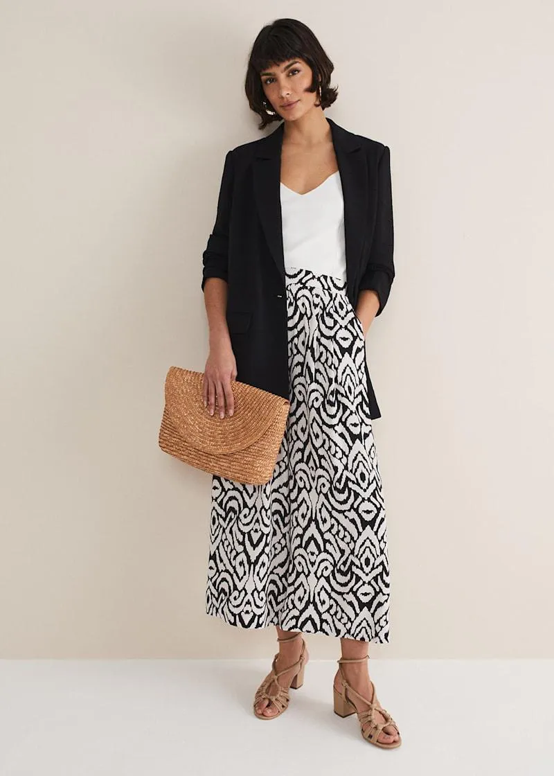 Malaya Printed Wide Leg Culottes