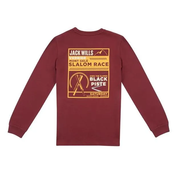 Jack Wills Ski Long Sleeve Top Juniors