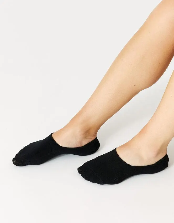 Supersoft Footsie Socks Set of Three Black
