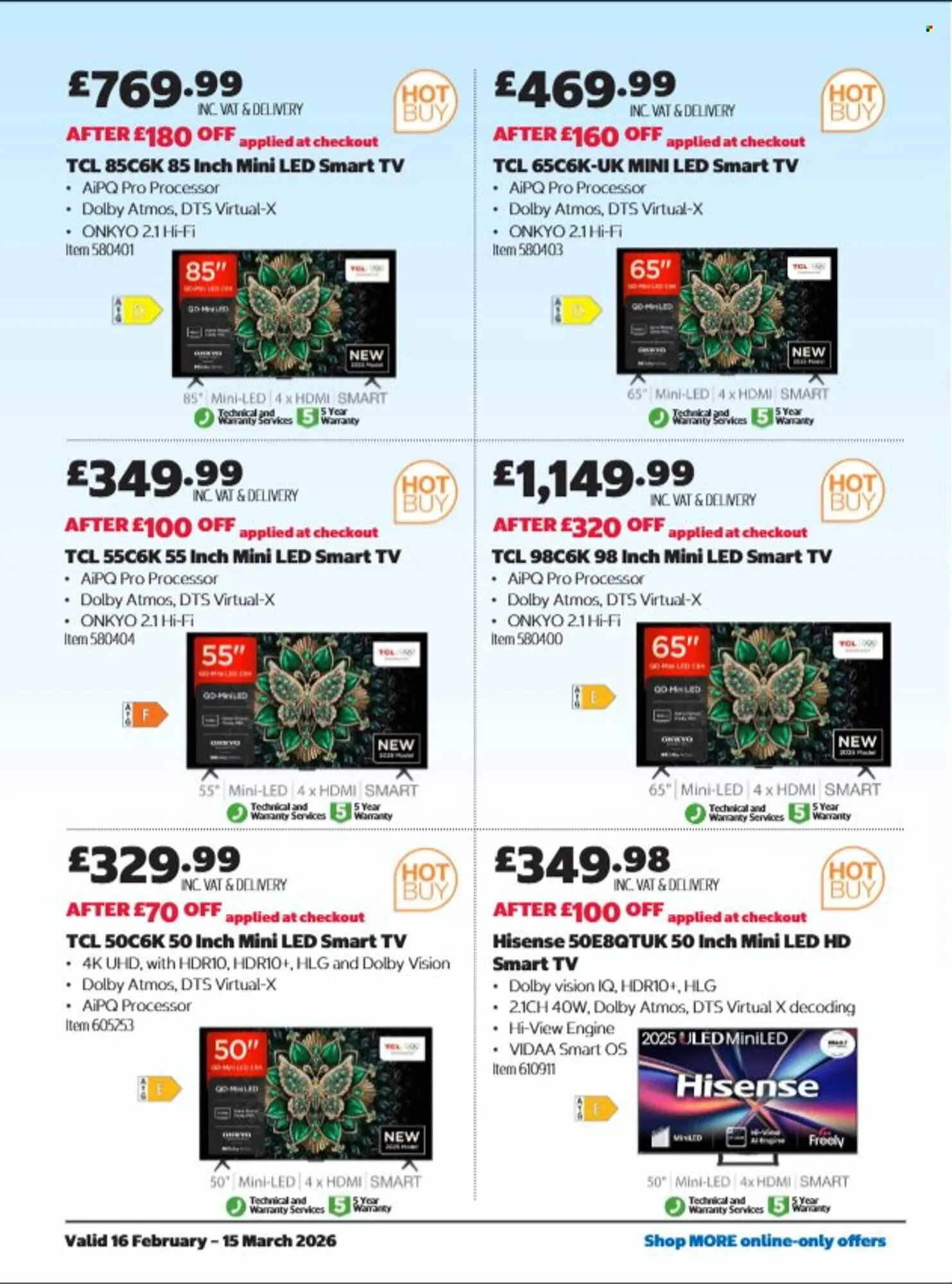 Costco leaflet from 16 February to 15 March 2026 - Catalogue Page 26