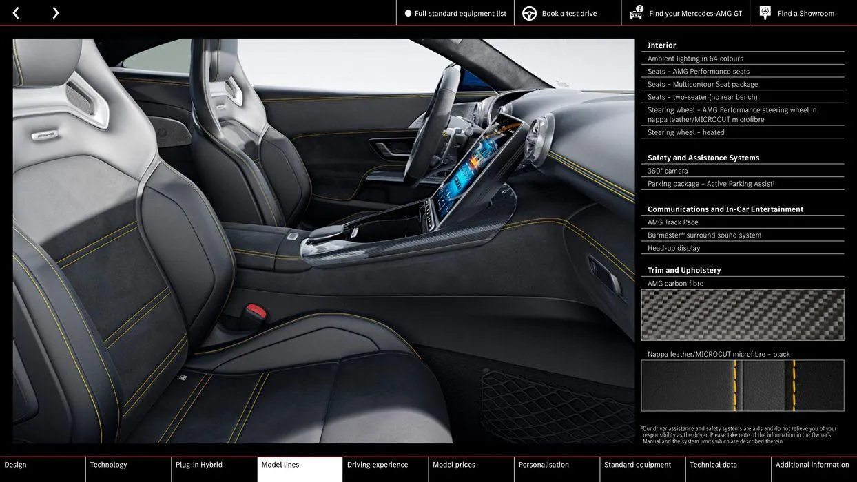 Mercedes-AMG GT Coupé from 10 August to 10 August 2025 - Catalogue Page 32