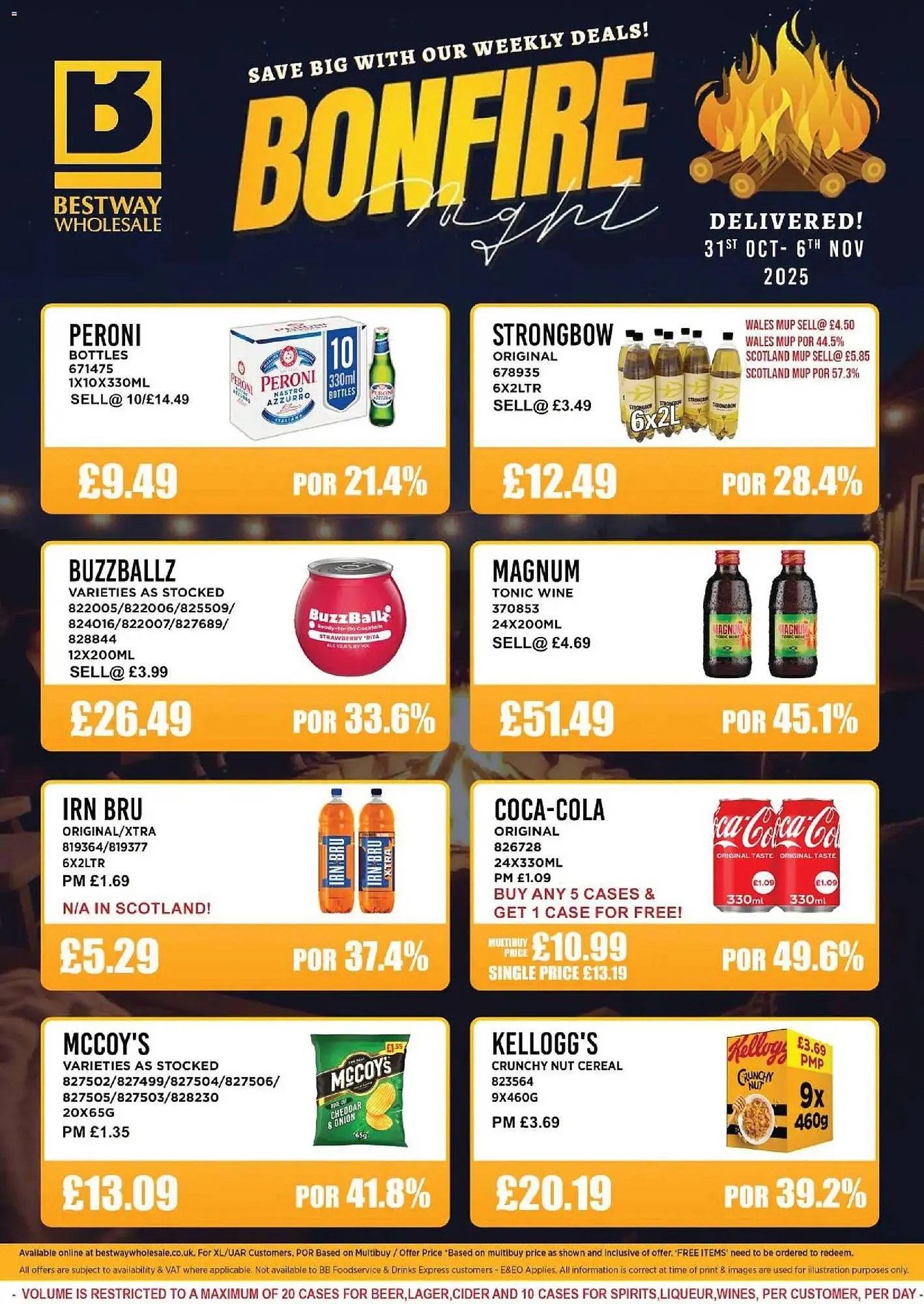 Bestway leaflet from 31 October to 6 November 2025 - Catalogue Page 1
