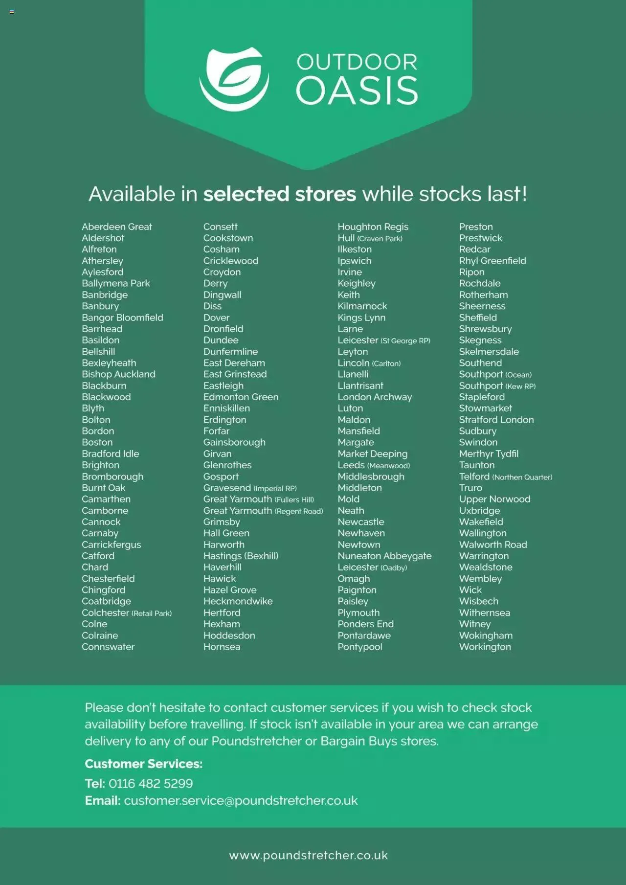 Poundstretcher - Make your Garden a Summer Oasis from 7 March to 31 December 2024 - Catalogue Page 9