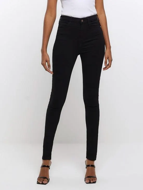 High Rise Skinny Jean - Black