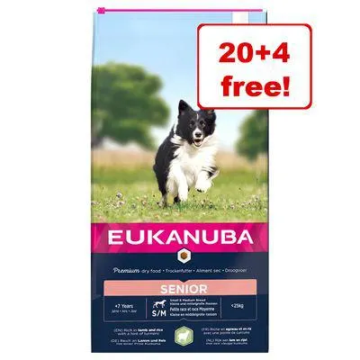 Eukanuba Dry Dog/Puppy Food - 20 + 4 kg Free!*