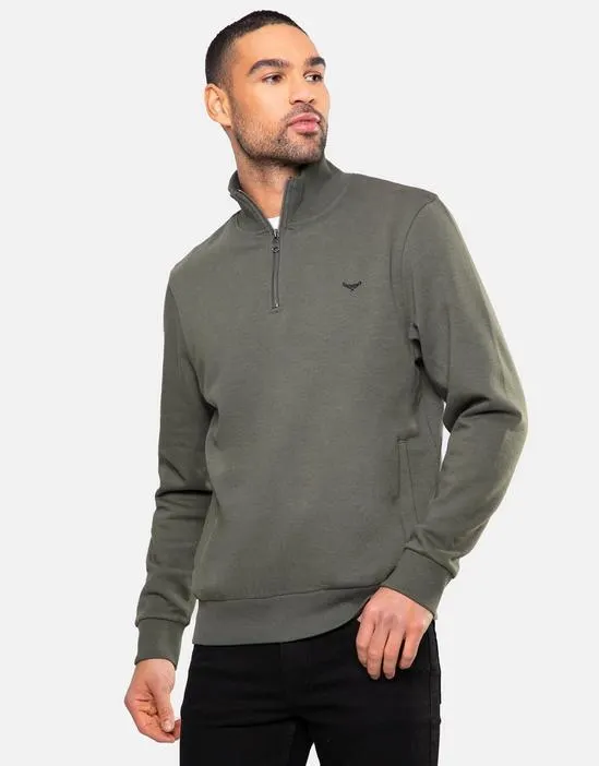 'Patrick' Zip Neck Sweatshirt