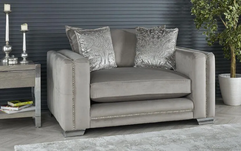 LLB Regency Fabric Snuggler Chair