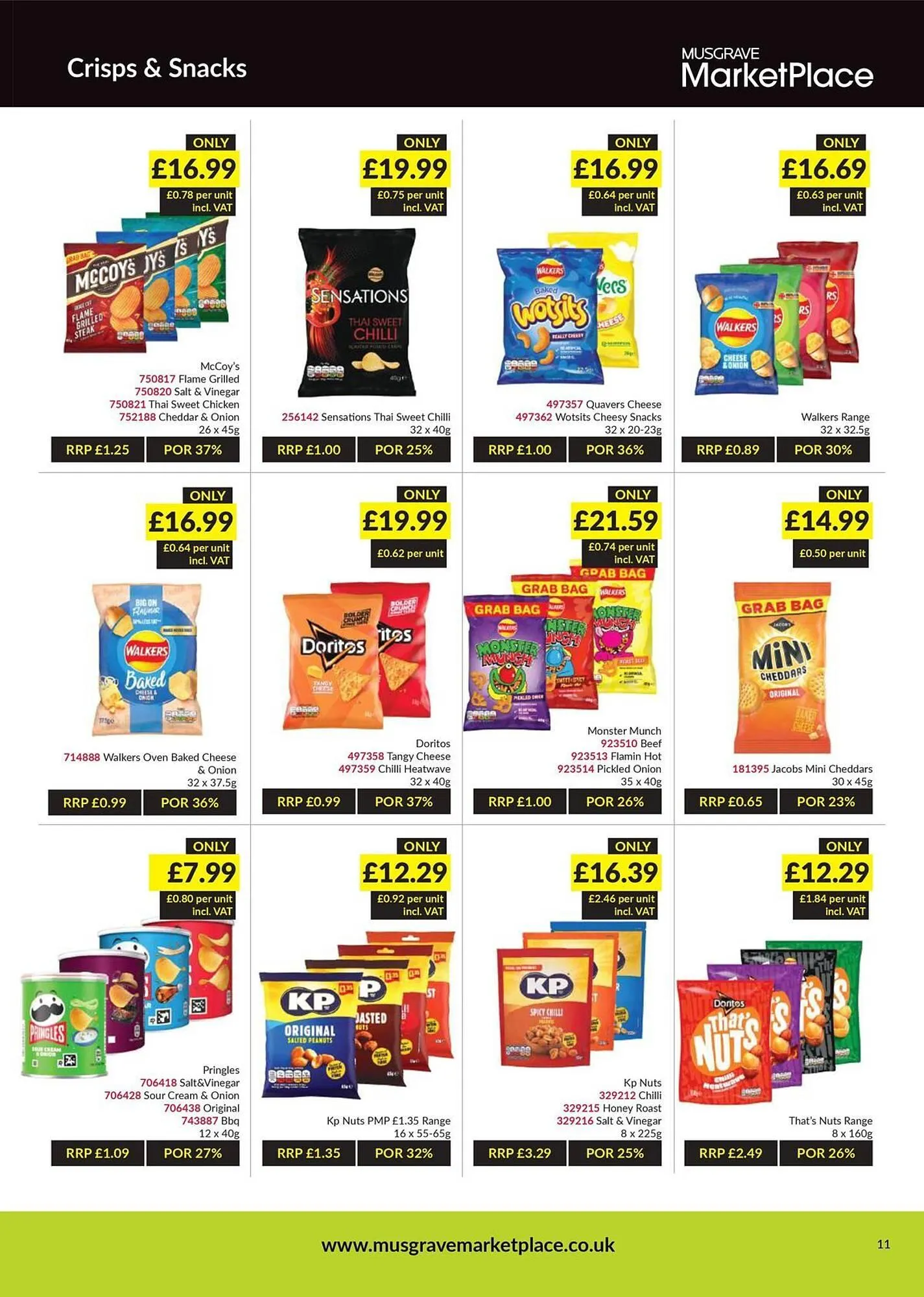 Musgrave MarketPlace leaflet from 25 August to 14 September 2025 - Catalogue Page 11