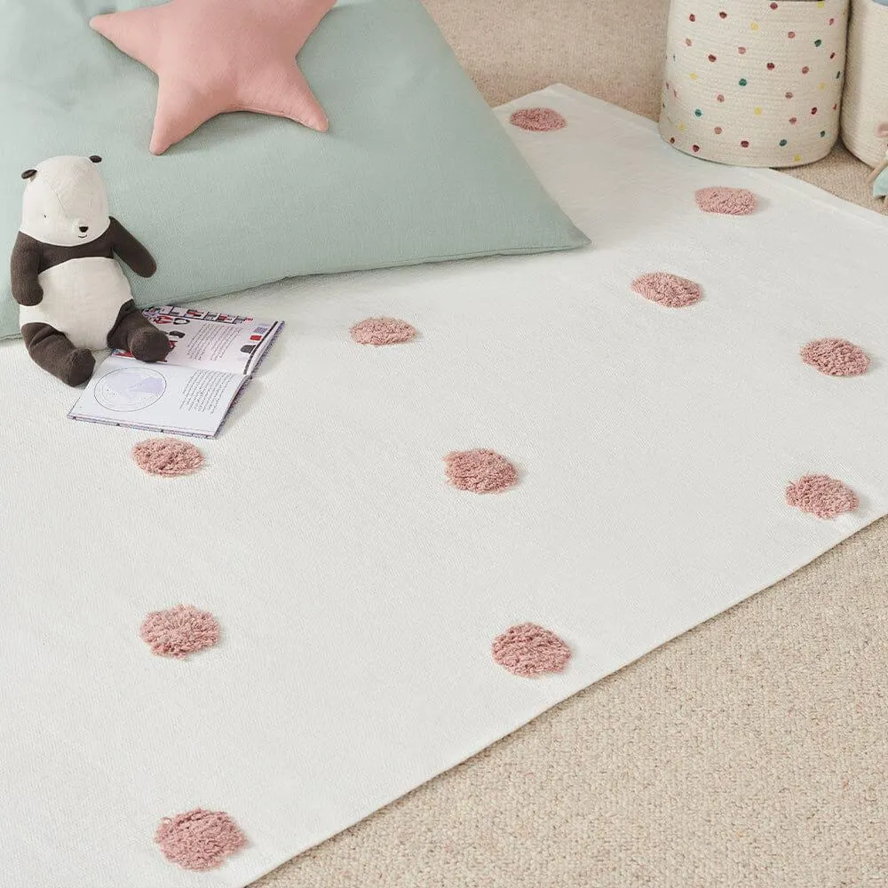 Pink Spot Rug, Large