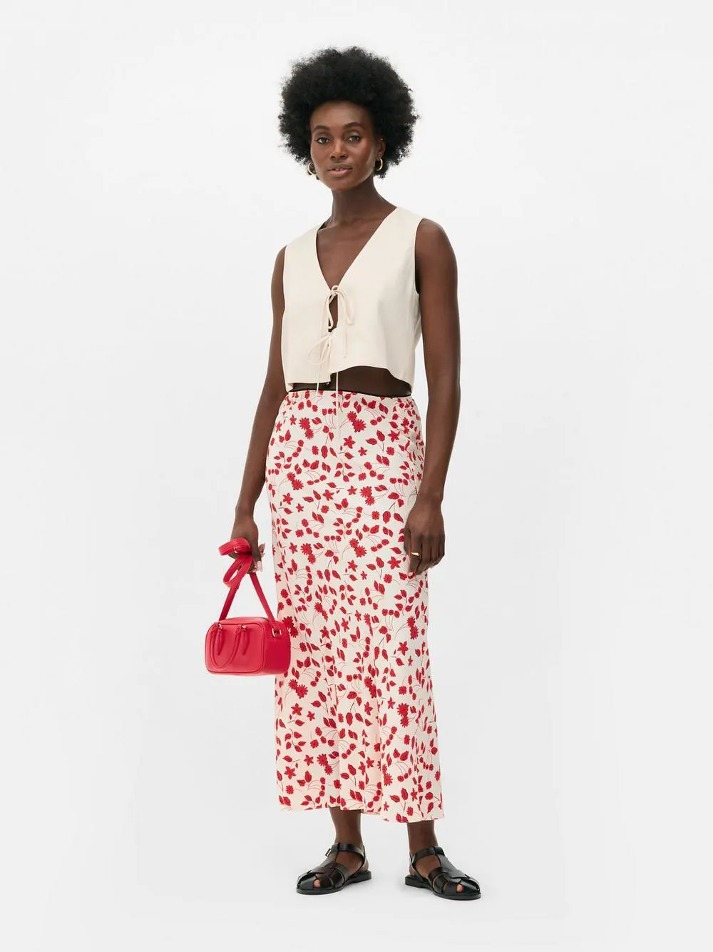 Floral Printed Maxi Skirt