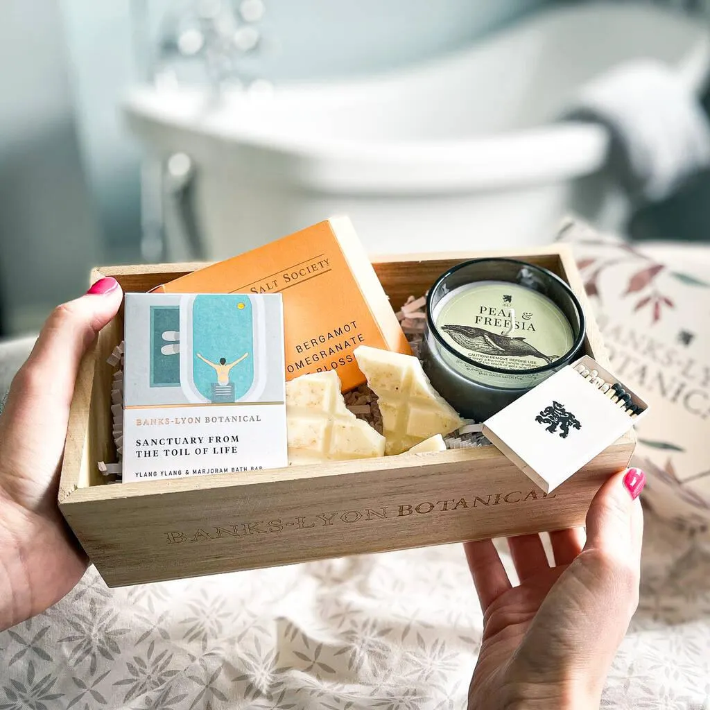 Personalised Relaxation And Wellness Pamper Gift Set