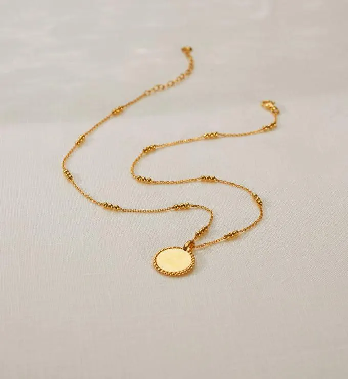 Deia and Triple Beaded Choker Necklace