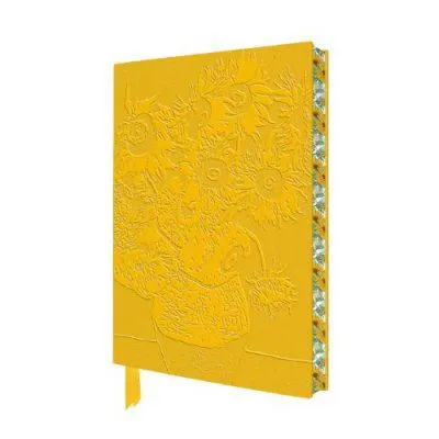 Embossed Sunflowers Yellow Journal
