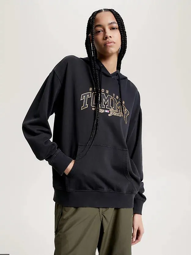 Varsity Logo Relaxed Fit Hoody