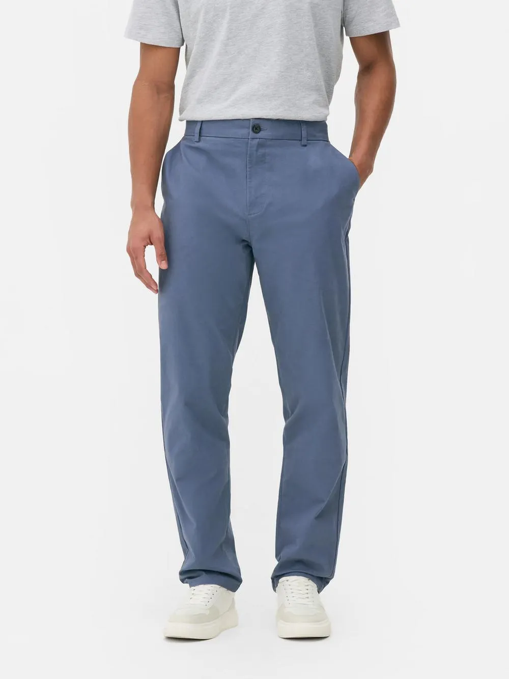 Straight Leg Chino Trousers