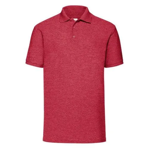 Fruit Of The Loom Mens 65/35 Pique Short Sleeve Polo Shirt