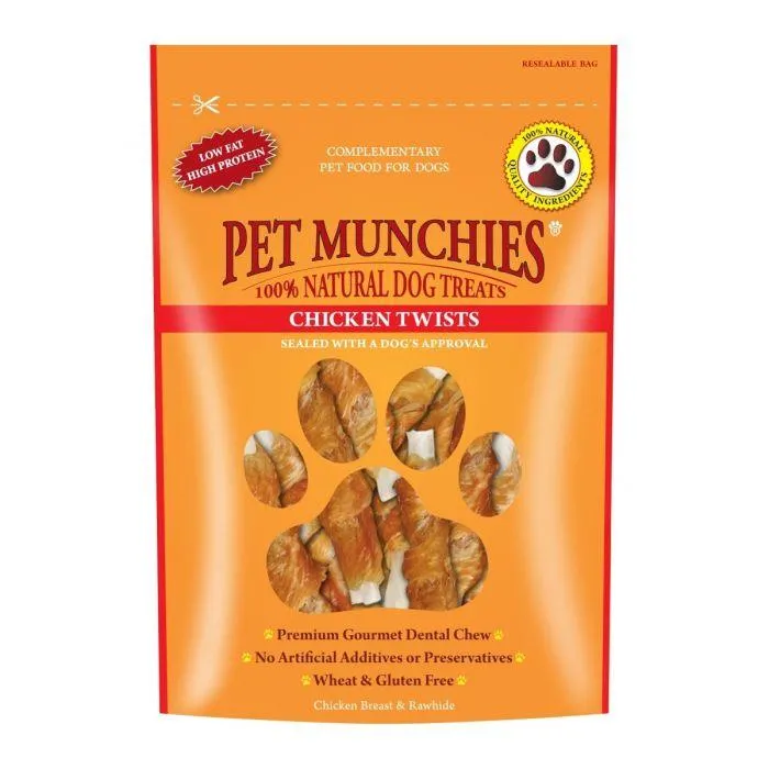 Pet Munchies Chicken Twists 80G