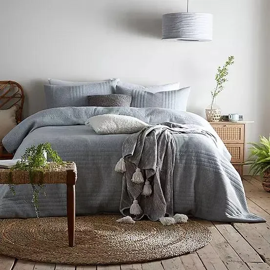 Freemans Home Jersey Quilted Duvet Cover Set