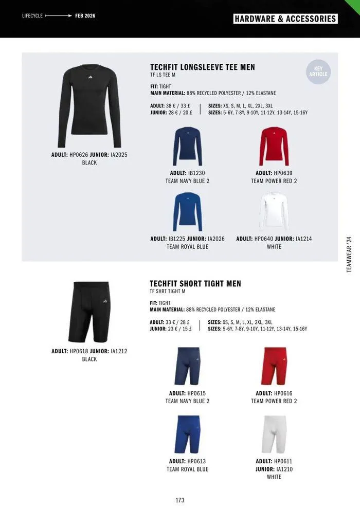 Adidas Teamwear 2024 from 11 March to 31 December 2024 - Catalogue Page 173