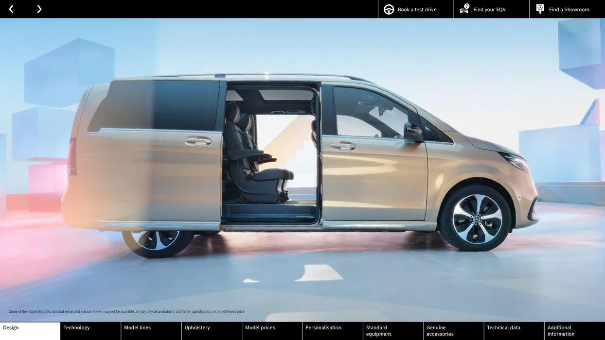 Mercedes Benz EQV from 22 August to 22 August 2025 - Catalogue Page 3