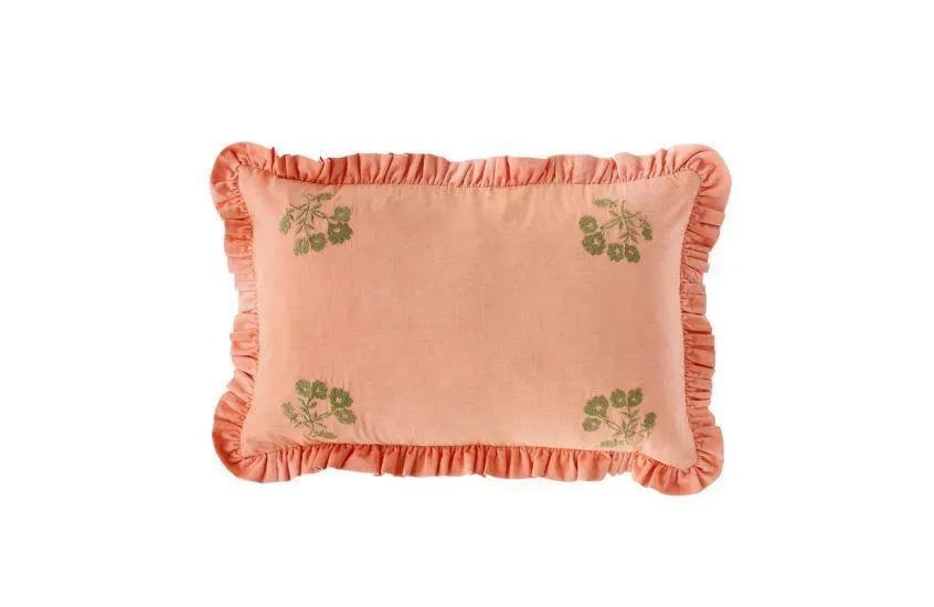 Leinikki Corduroy Cushion Peach 35 x 55cm