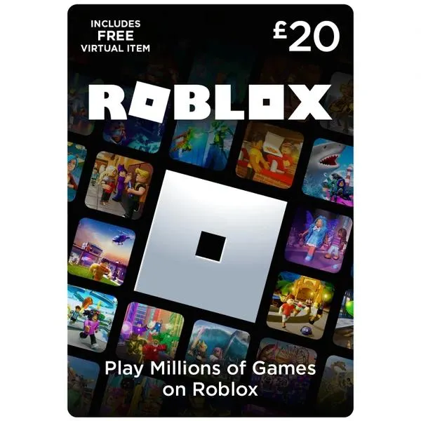 Roblox £20 Digital Gift Card (United Kingdom Only. Includes Free Virtual Item) Digital Download