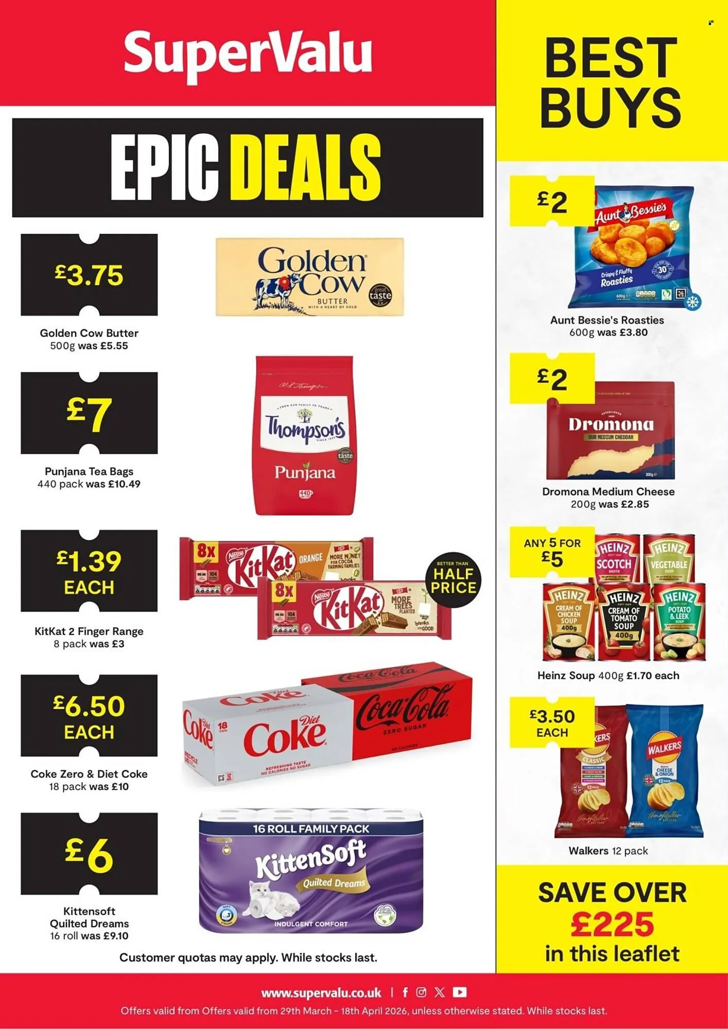 SuperValu leaflet from 29 March to 18 April 2026 - Catalogue Page 1