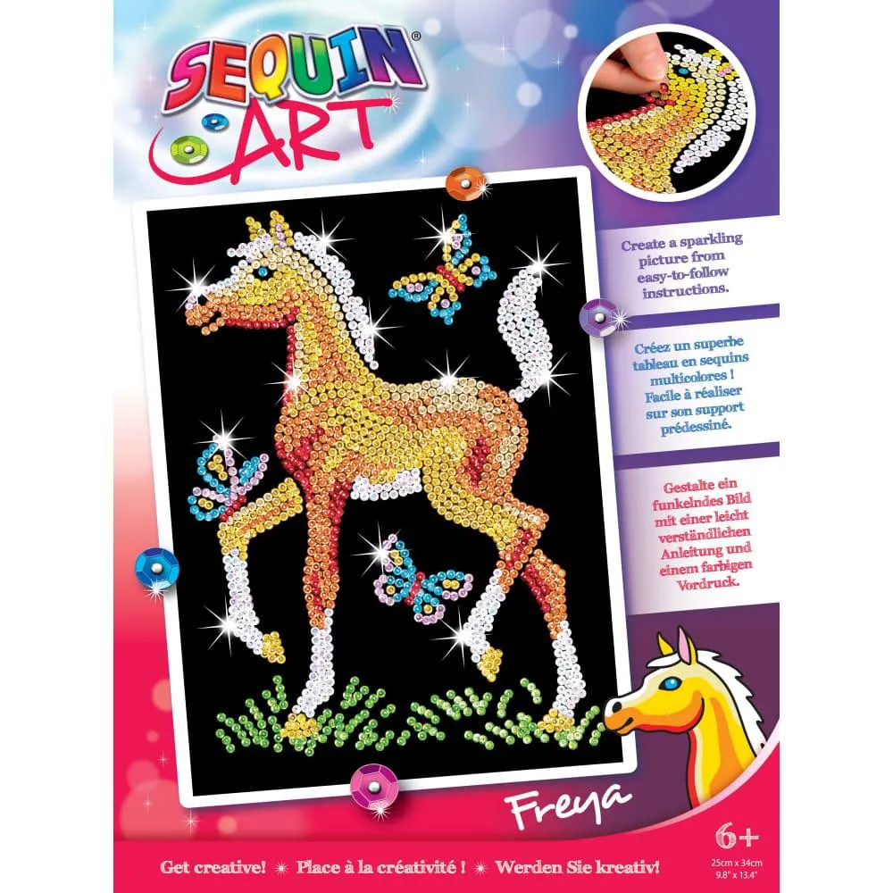 Sequin Art Purple Range - Freya Foal