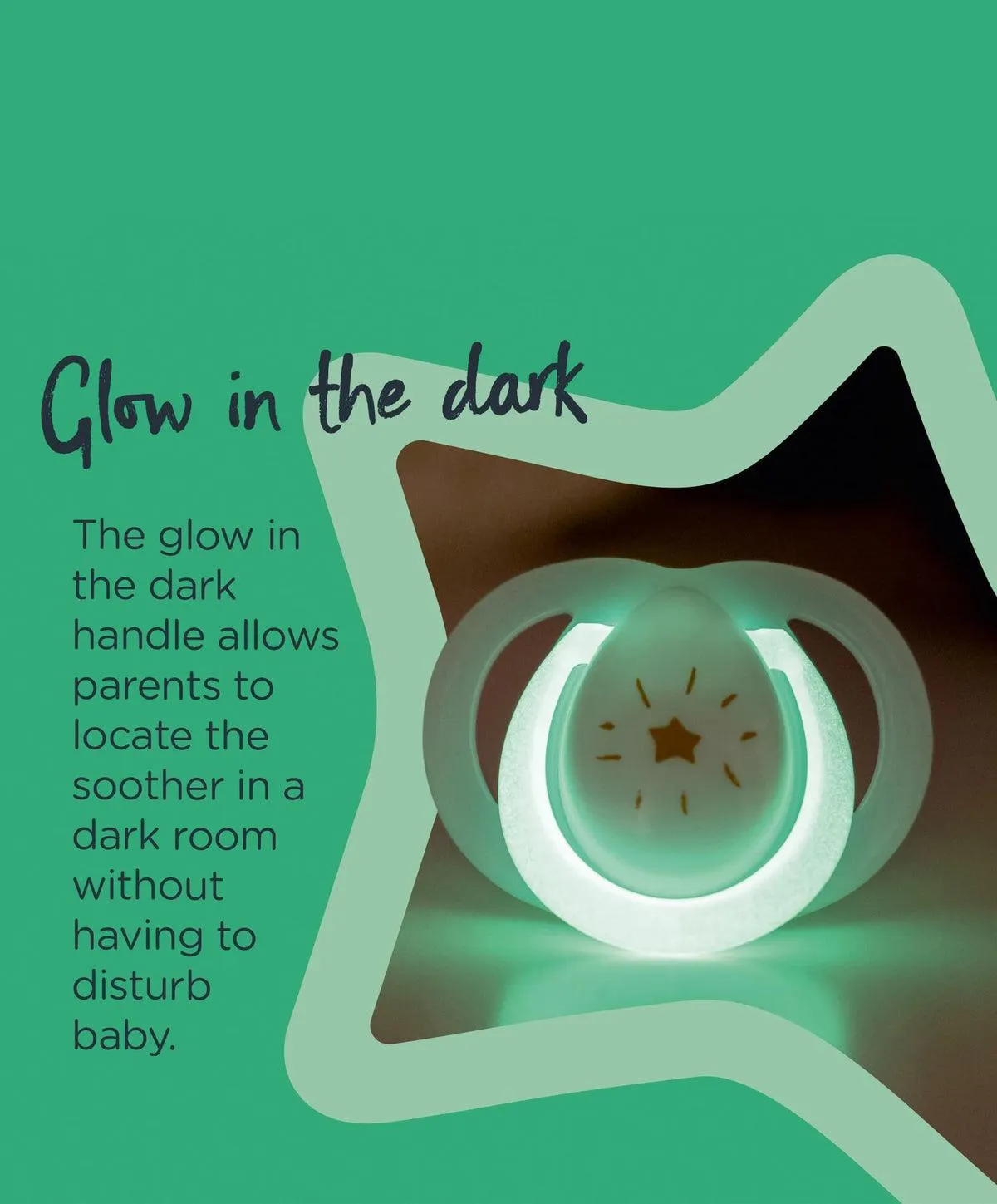 Tommee Tippee Night Time Soothers- Pack of 6 Dummies