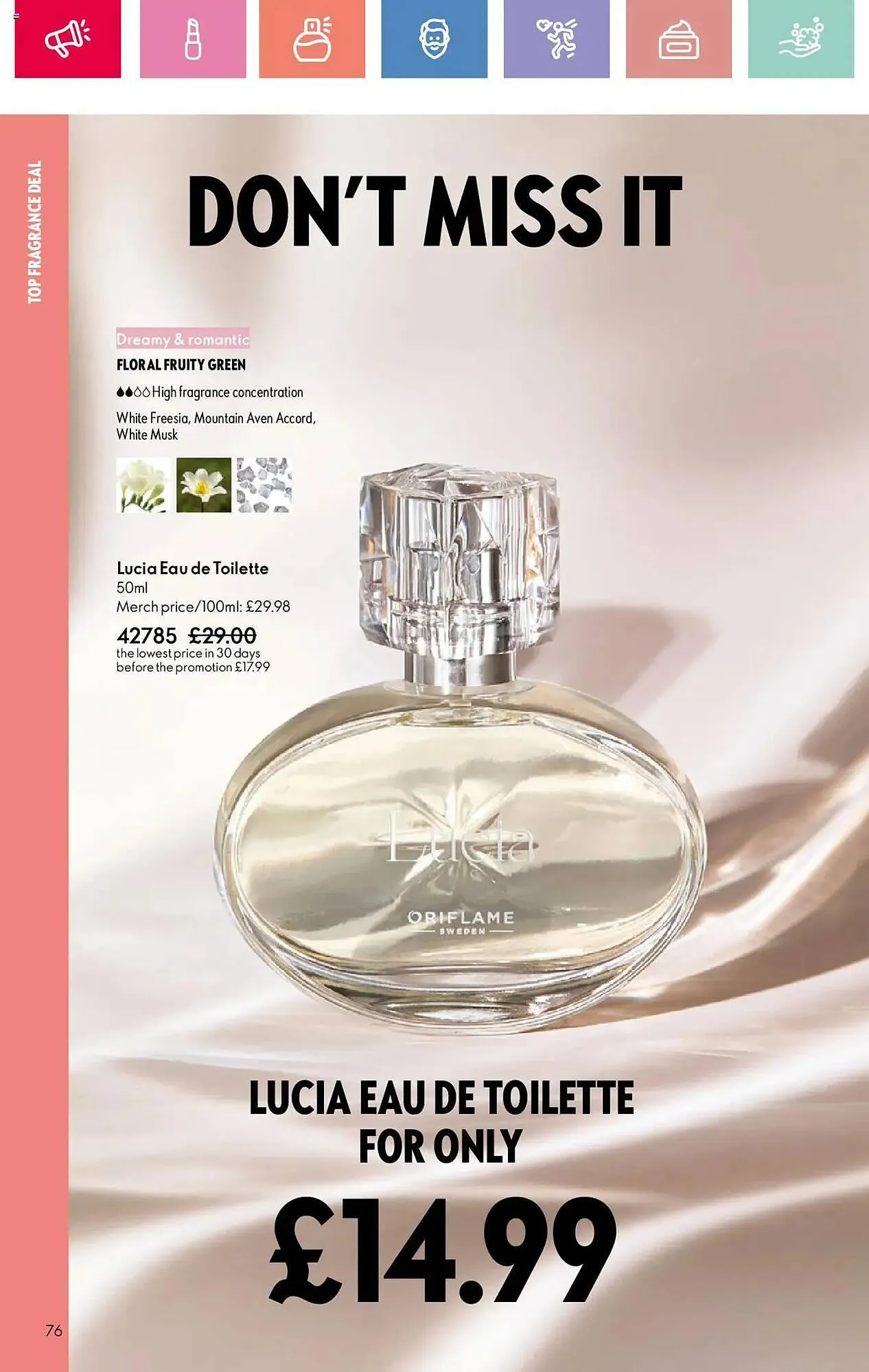 Oriflame leaflet from 10 July to 30 July 2025 - Catalogue Page 76