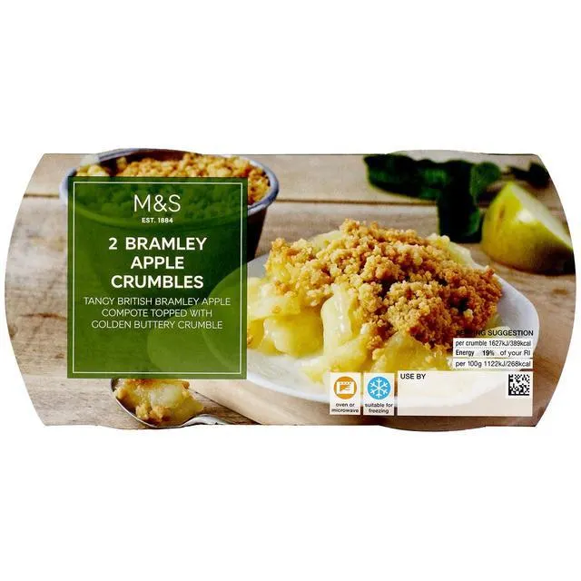 M&S Bramley Apple Crumbles 145g