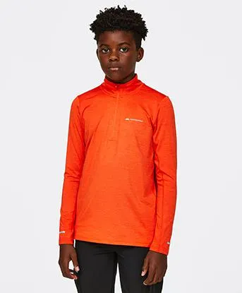 Junior Athos Quarter Zip Long Sleeved Top