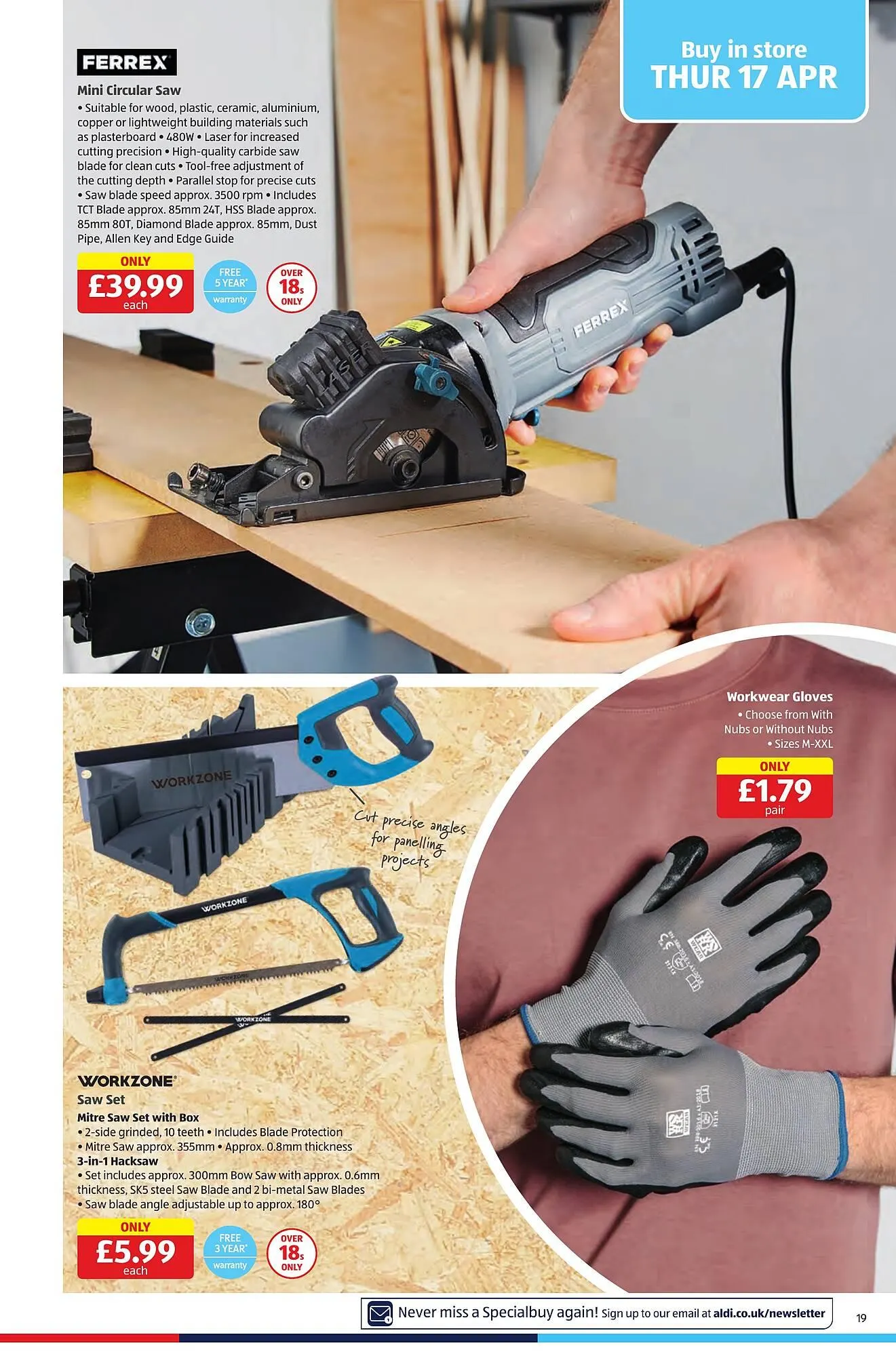 Aldi leaflet from 14 April to 17 April 2025 - Catalogue Page 19