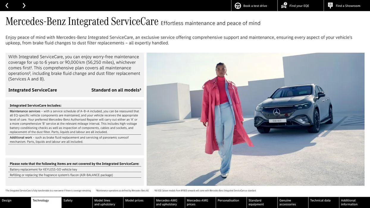 Mercedes Benz EQE Saloon from 31 August to 31 August 2025 - Catalogue Page 10
