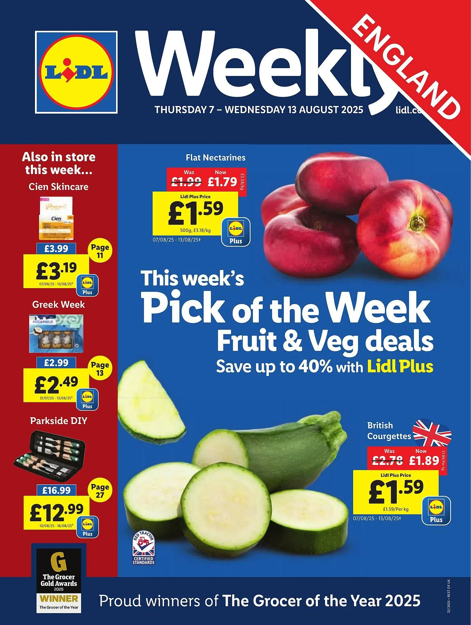 Lidl leaflet from 7 August to 13 August 2025 - Catalogue Page 1