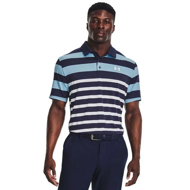 Under Armour Men's Playoff 3.0 Stripe Golf Polo Shirt