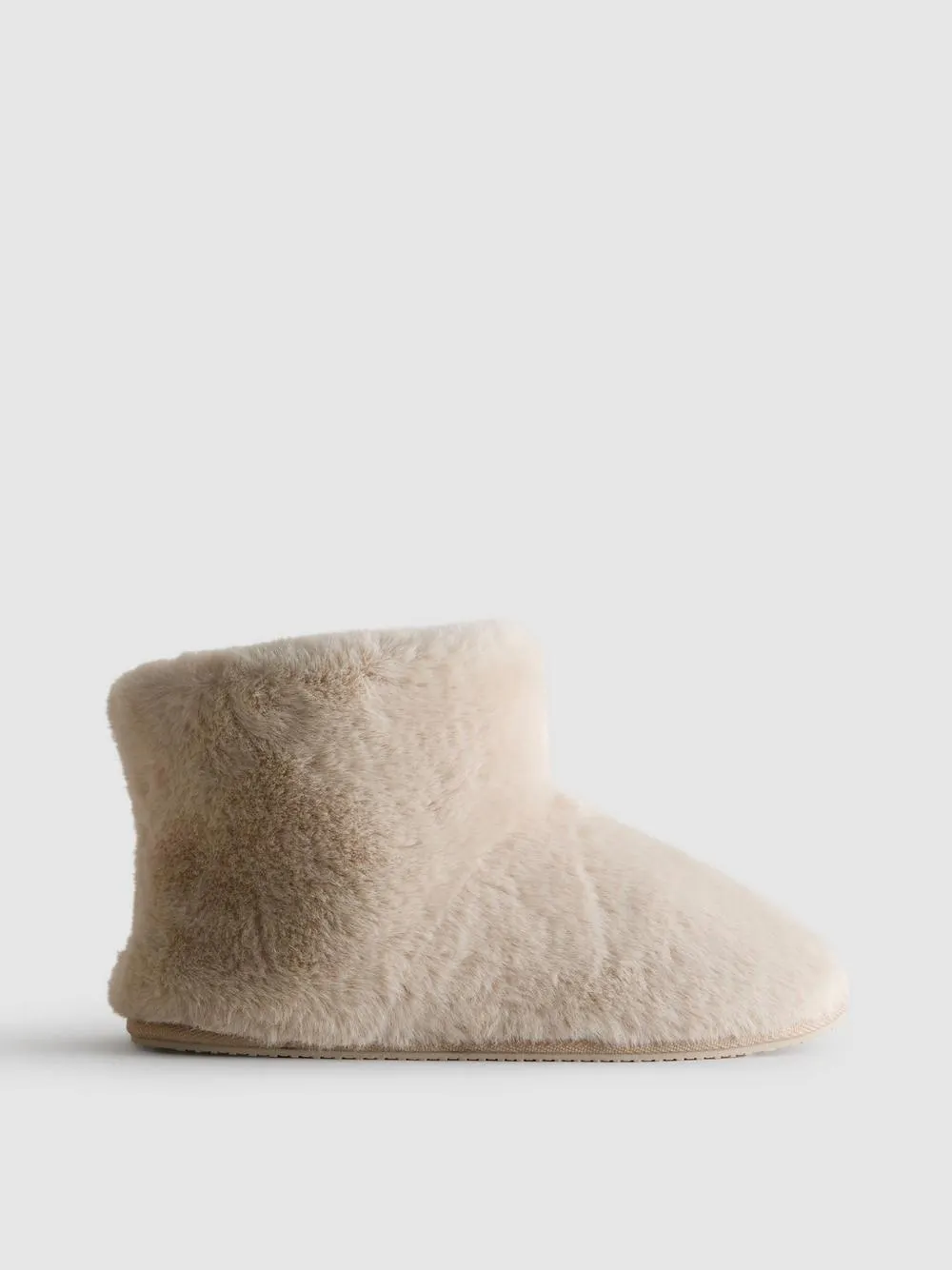 Faux Fur Bootie Slippers