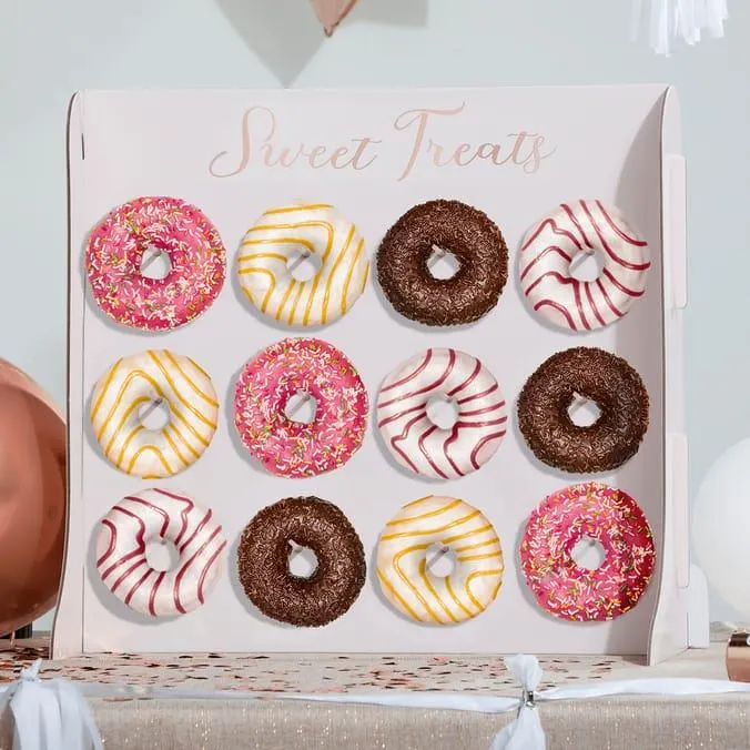 Let's Party Donut Treat Wall